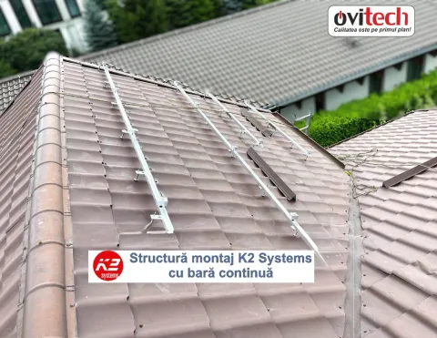 Montaj sistem fotovoltaic 5,4 kW monofazat, jud. Neamț — fotografia 9